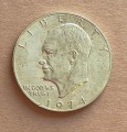 Pusdolārs, sudrabs, 90. prove, 12,5 g, 1982, 1 dolārs, sudrabs, 40. prove, 24,59 g, 1974
