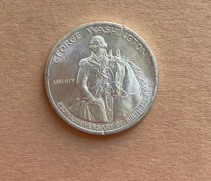 Pusdolārs, sudrabs, 90. prove, 12,5 g, 1982, 1 dolārs, sudrabs, 40. prove, 24,59 g, 1974