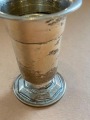 Silver cup, 830. proof, 44.gr,  h 7.cm