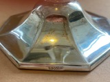 candlestick, silver, 830.proof, 82.gr. deformed, 7x 11,5 cm