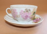 Cup/saucer, porcelain, Lfz, 1970s