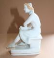 Skater, porcelain, RPF, 14.5x10 cm, 1948-1967