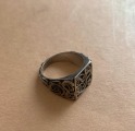 Кольцо, серебро, 11 г