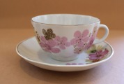 Tase/apakštase, porcelāns, LFZ, 1970. gadi