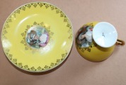 Tase/apakštase, porcelāns, O&amp;amp;E.G. Royal Austria