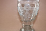 Livan glass factory - glass vase, 1930s, h 22.5 cm
