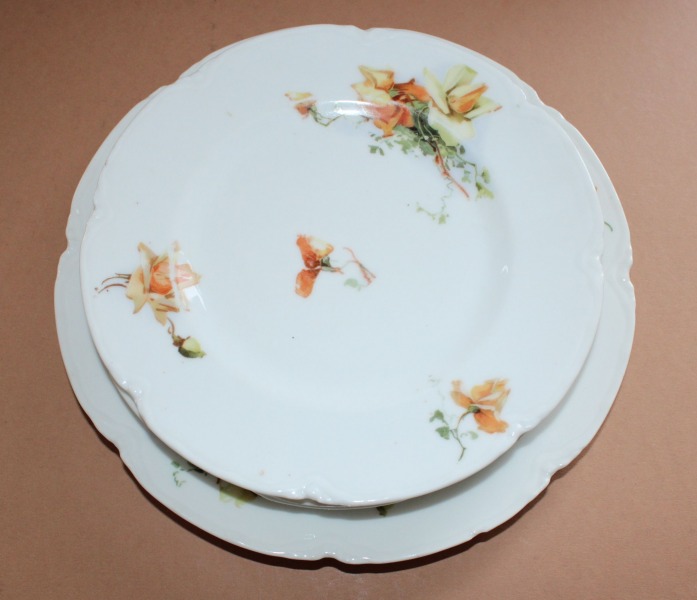 Set of plates, porcelain, Kornilov&amp;amp;#039;s Brotherhood