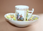 Чашка с блюдцем, фарфор, Германия, Дрезден