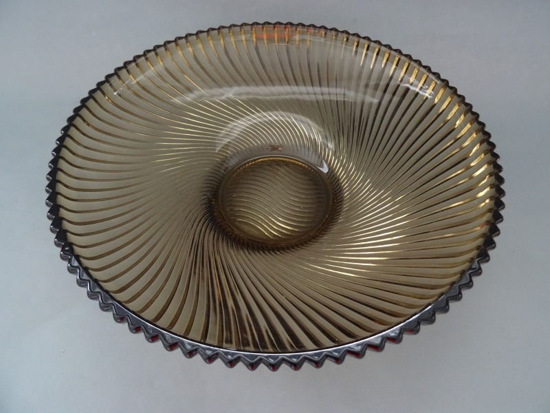 France Art Glass - Ваза &amp;quot;Коричневый янтарь&amp;quot; d 30 см