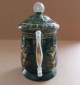 Krūze ar vāku, porcelāns, Kuzņecovs