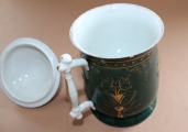 Krūze ar vāku, porcelāns, Kuzņecovs