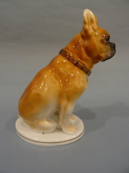 LFZ - Bulldog, porcelain, h 20.5 cm