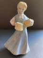 Girl with beer mugs, porcelain, RFF, height 15 cm