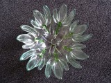 Glass vase - Tulips, d 28 cm