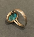 Кольцо с бирюзой, серебро 925, 3,67.gr