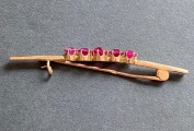 Gold brooch fineness 583, 2.65 g.