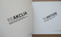 Katalogs - ReAkcija. Latvijas jauno mākslinieku izstāde. Mainca, 2002.