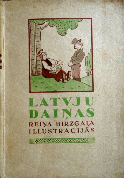 Latvju daiņas Reiņa Birzgaiļa ilustrācijās. Zelta ābele 1942