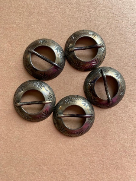 Mini sakty, 5 pieces. Metal. Diameter 2 cm