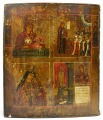 Orthodox icon Four images of Mother Marry