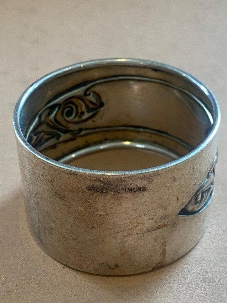 салфетница, серебро, 830 проба, 16 гр