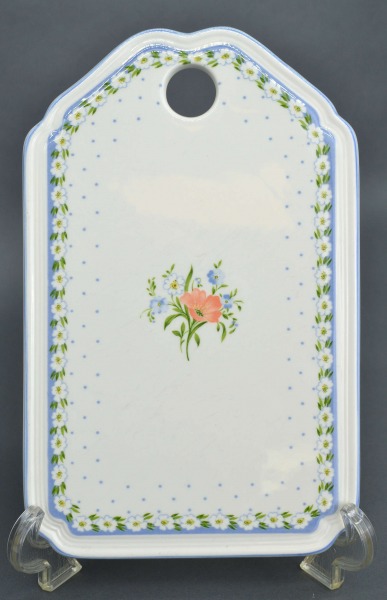 Cheese board. With red Poppie. Porcelain. Willeroy&Bosh. Germany