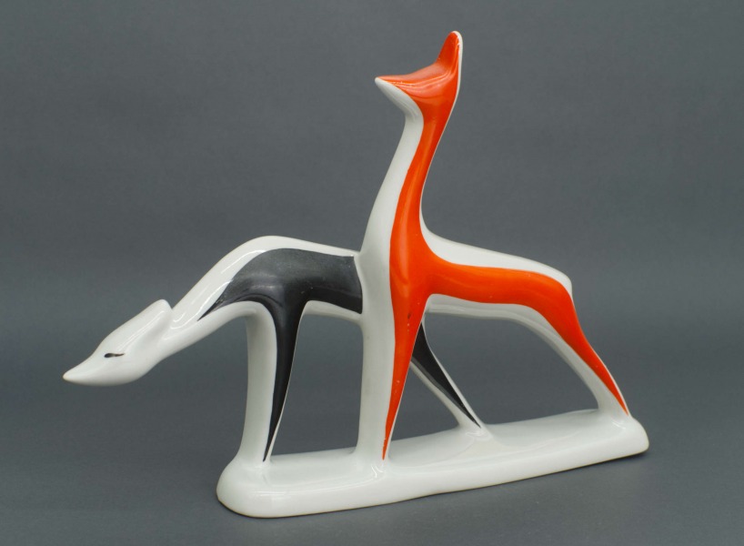 Косули. Фарфор.