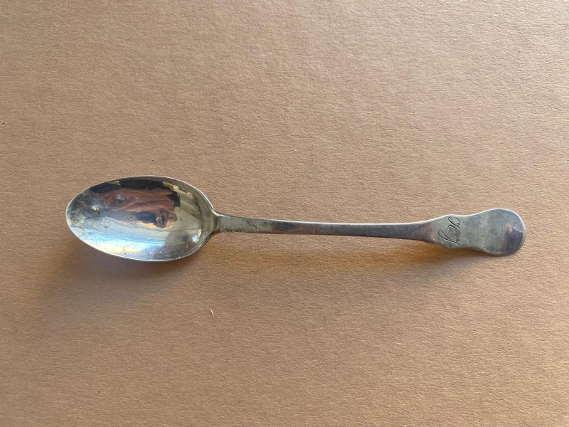 Silver spoon, 830 proof, 7.17.g.