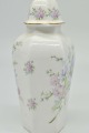 Vase with lid, porcelain, Bone China, England, h 24 cm