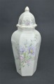 Vase with lid, porcelain, Bone China, England, h 24 cm