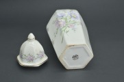 Vase with lid, porcelain, Bone China, England, h 24 cm