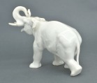 Elephant, 1954, porcelain, modeled by Vorobyov, h 13 cm