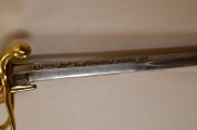 Parade sword with scabbard