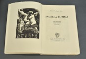 Grāmata Andžela Bordža. Konrāds F. Meijers. Jāzepa Delvera gravīras. Izdevējs Zelta ābele