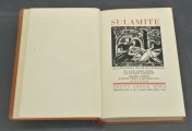 Grāmata Sulamīte. Aleksandra Kuprina novele. Oskara Norīša gravīras. Izdevējs Zelta ābele
