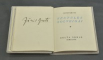 Grāmata Vēstules Solveigai. Jānis Grots. 291 no 750 eks. Izdevējs Zelta ābele
