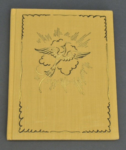 Grāmata Zelta putns. Tautas pasaka. Matveja Tīta gravējumi. Izdevējs Zelta ābele. 1939.
