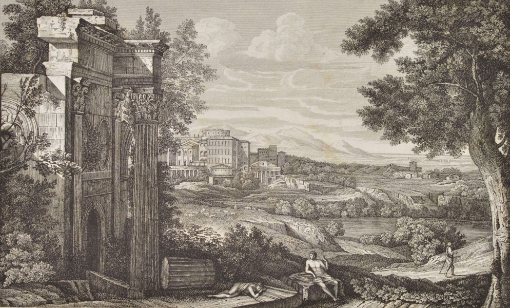 По картине Гаспара Пуссена.