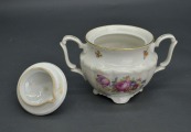 Фарфоровая сахарница. Польша. 16,5х13 см.