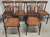  235 Art Nouveau chairs with Luterm plywood bases, 6 pcs