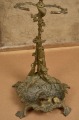 Brass fireplace accessory set. Height 56 ​​cm