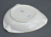 Ashtray with a folk girl. RPR. Diameter 12 cm