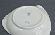 Ashtray with a folk girl. RPR. Diameter 12 cm
