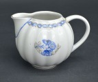 Porcelāna krējuma trauks. LFZ. PSRS. Augstums 9 cm