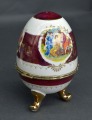 Porcelain casket Ola. Hand-painted. Height 15 cm