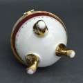 Porcelain casket Ola. Hand-painted. Height 15 cm