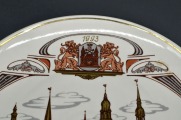 Porcelain plate Riga. RPR. Diameter 24.5 cm