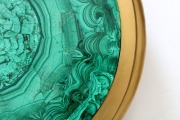 Rokoko galdiņš ar malahīta virsmu 18.gs.