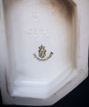 Porcelāna figūriņa Lauva ar Bavārijas vairogu. Nimfenburga.