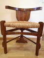 Pair of tripod chairs by Bernhard Hoetger, Germany 1920s.